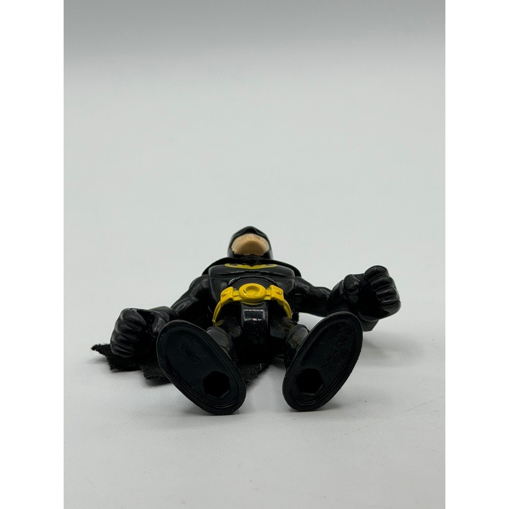 Batman Action Figure with Batcycle Motorcycle Toy DC Comics Black 4 Inch - Picture 16 of 16